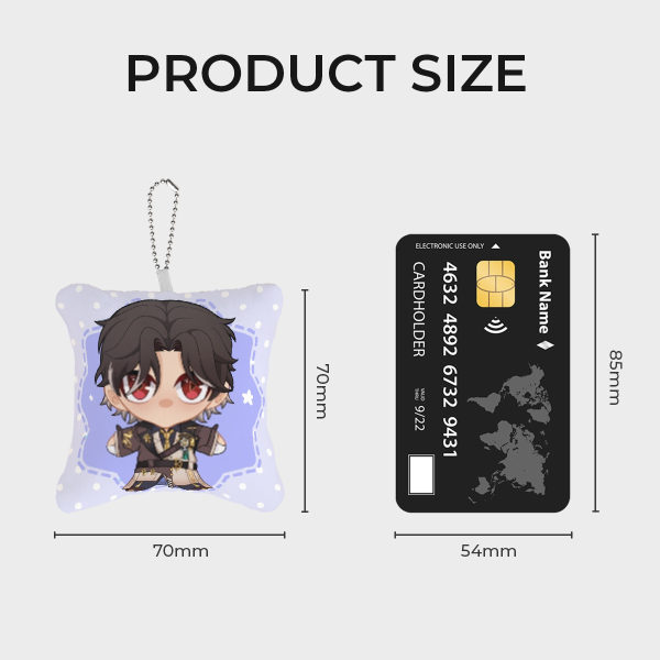 Mr. Reca Mini Pillow Keychains