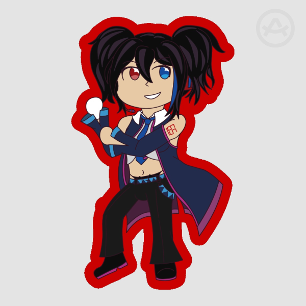 UTAU Yokune Ruko Die Cut Sticker