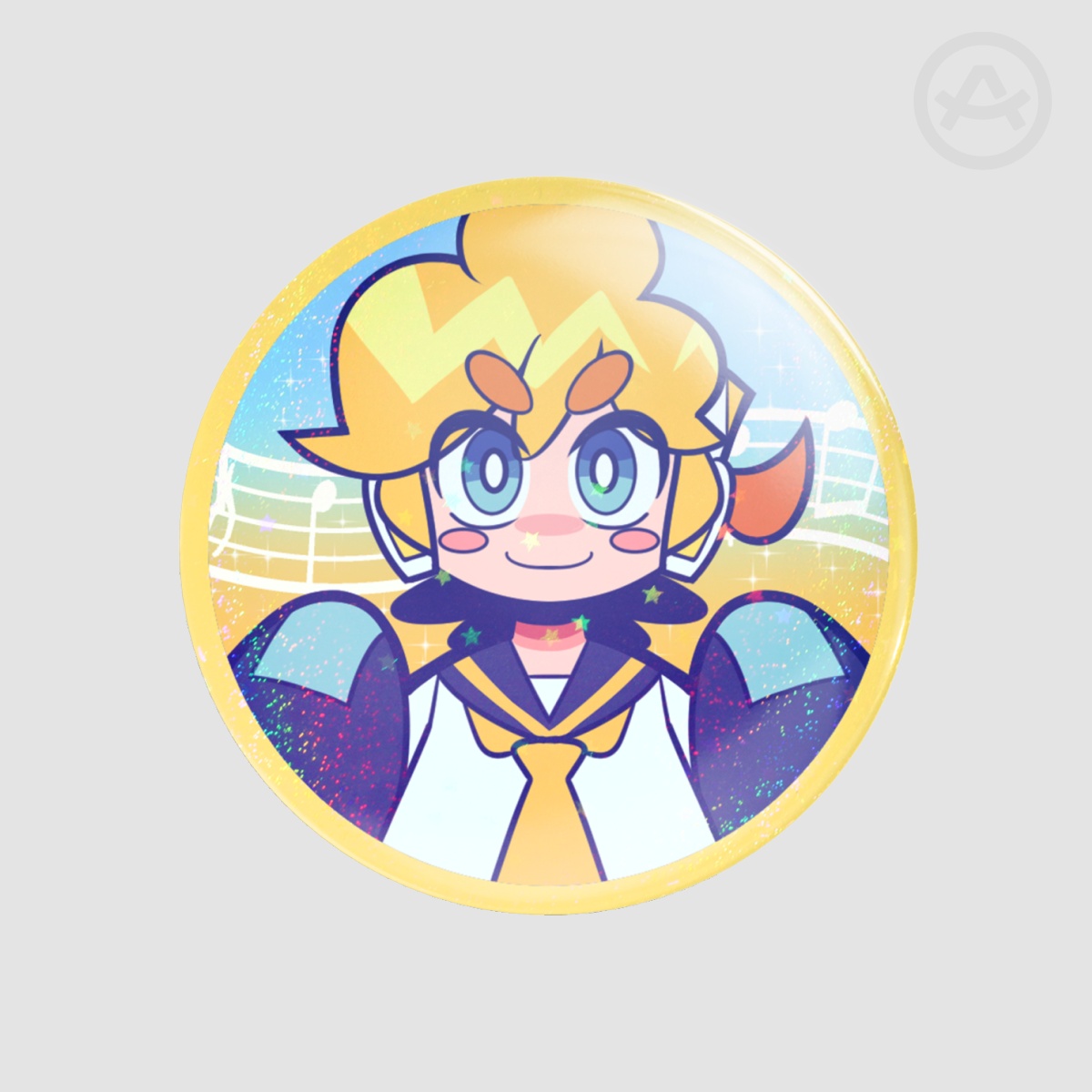 KAGAMINE LEN BUTTON PIN