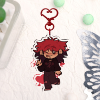 Rhys Clear Acrylic Keychain