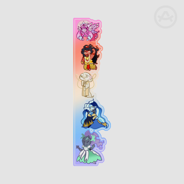 Virtues Plastic Bookmark