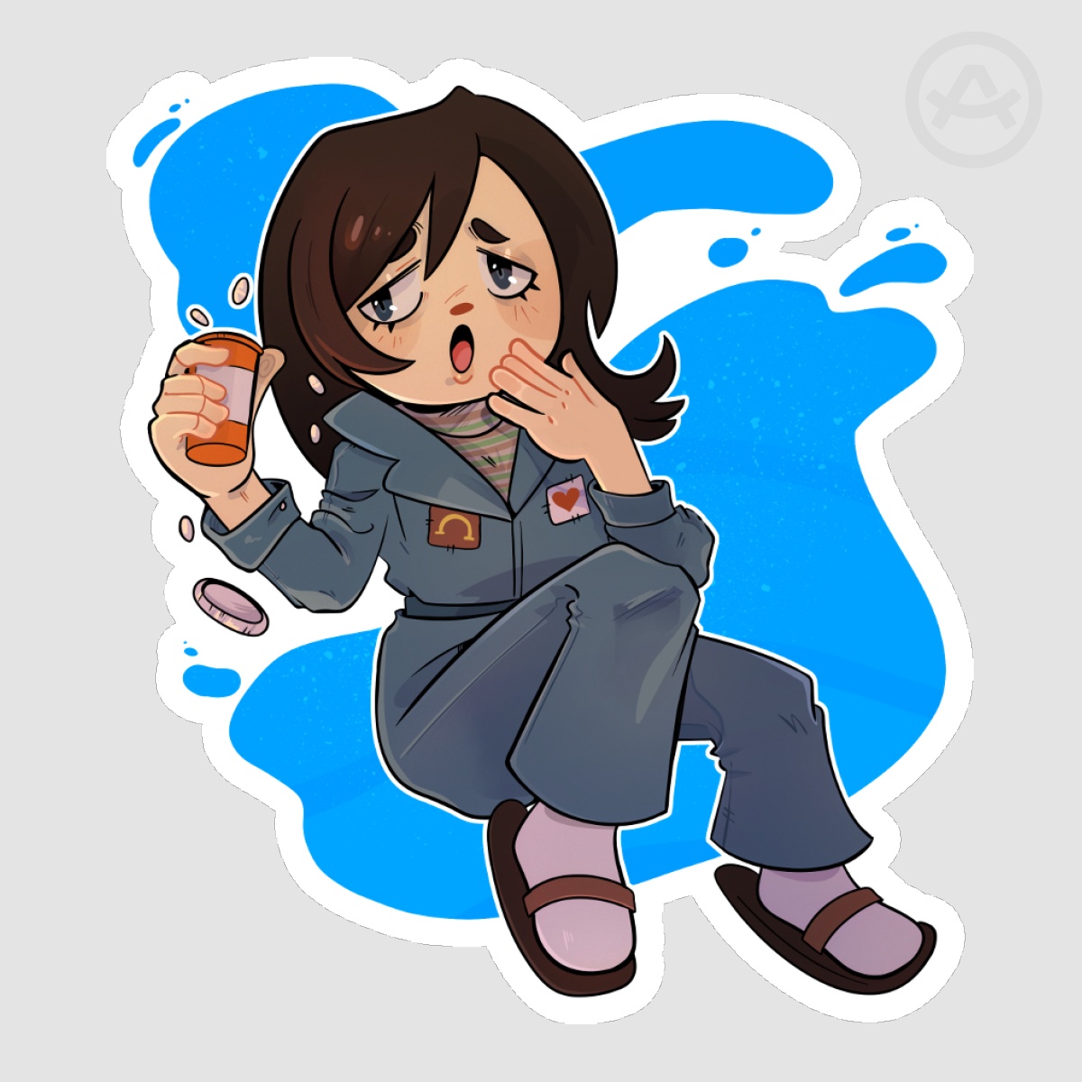 Healies 4 UR Feelies Anya Sticker