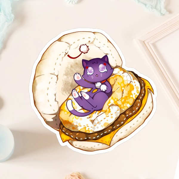KabuBurger - Die Cut Stickers