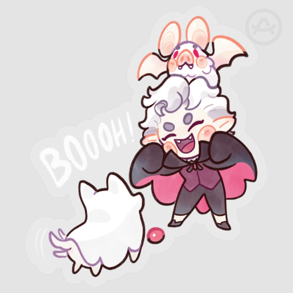 Boooh! - Clear Sticker