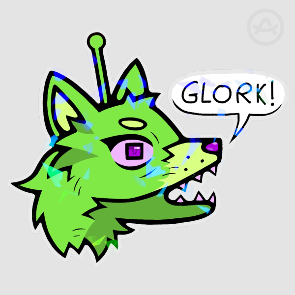 The Glog Holo Sticker