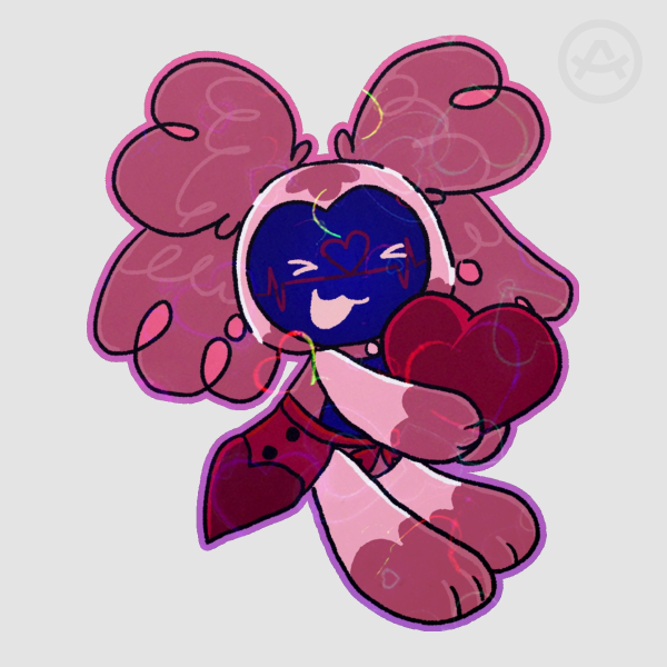 Lovely Edge Die Cut Sticker