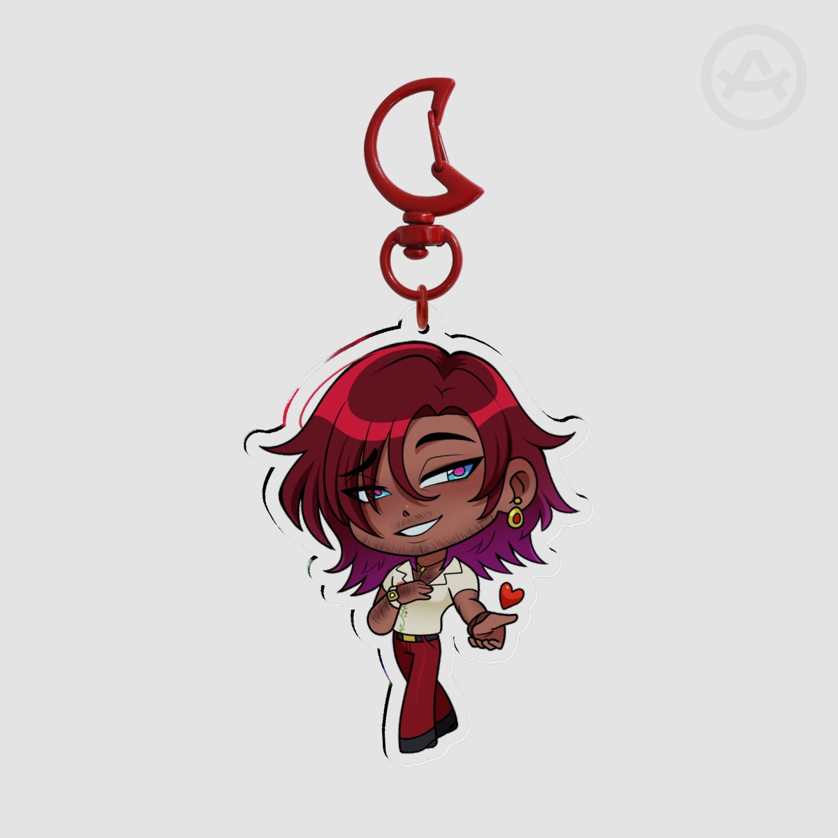 Ramon Under The Blood Moon Keychain
