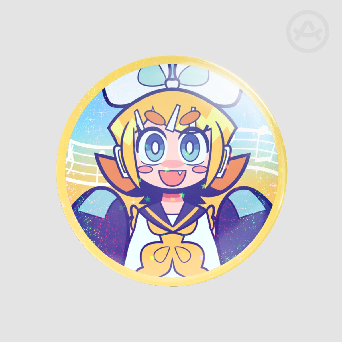 KAGAMINE RIN BUTTON PIN