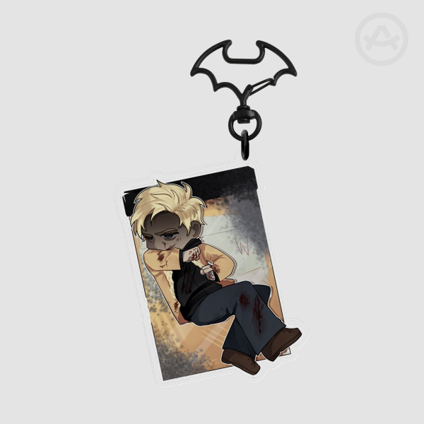 Ethan Winters Double-Sided Keychain