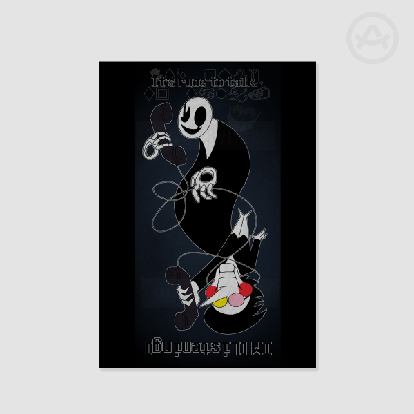 Gaster / Spamton Phone Call Poster