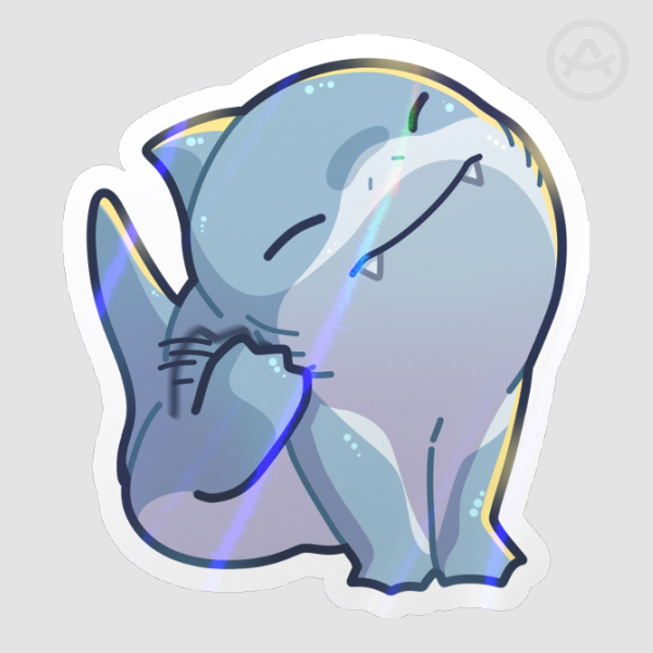 Marvel Rivals Jeff the Landshark Cute Marvel Comics Character Sticker
