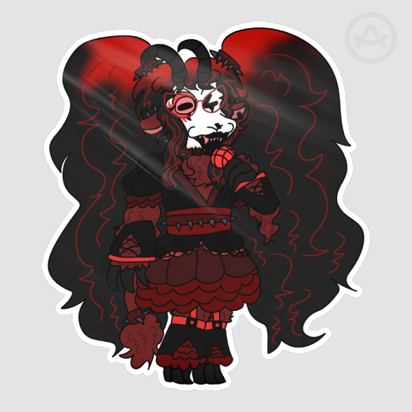 Fanloid Hagishirine Tynged Die Cut Sticker