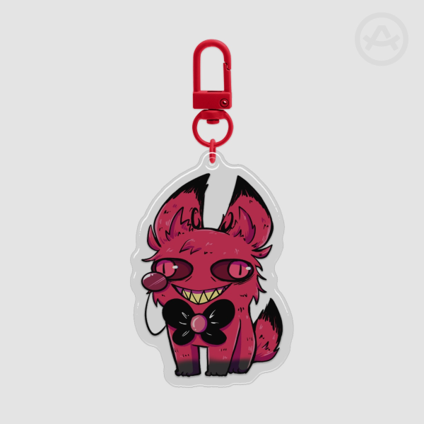 Alastor Crazy Cat - Epoxy Clear Acrylic Keychains