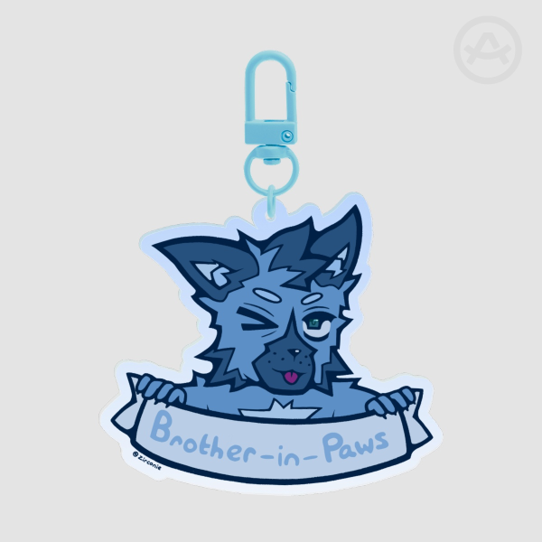 Brother-in-Paws Keychain