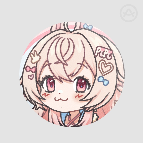 Chibi Pippa Plush Badges