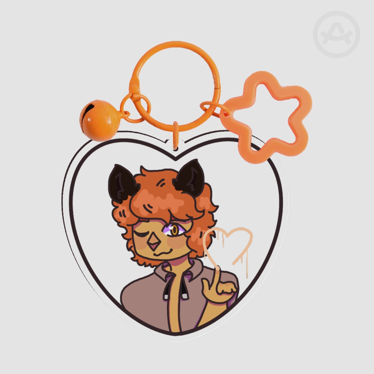Kai Heart Keychain