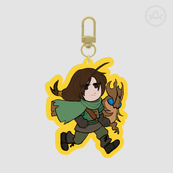 Golden Sun - Felix & Hemlock - Acrylic Keychain