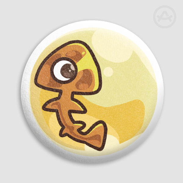Golden Egg Plush Badge