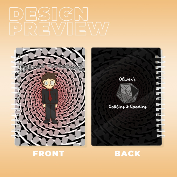 "Spiral" Spiral Notebook