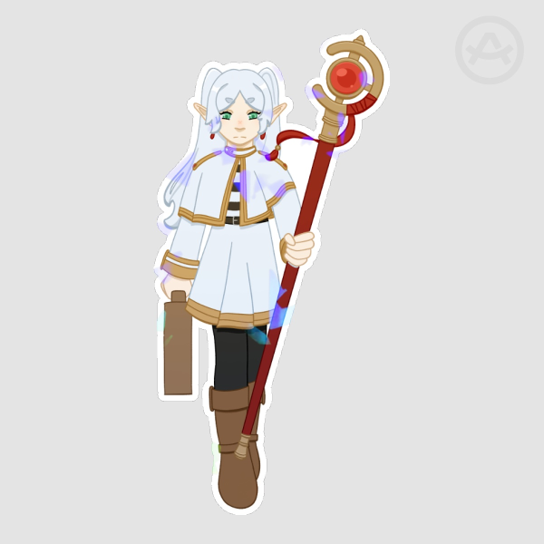 Frieren Holographic Sticker