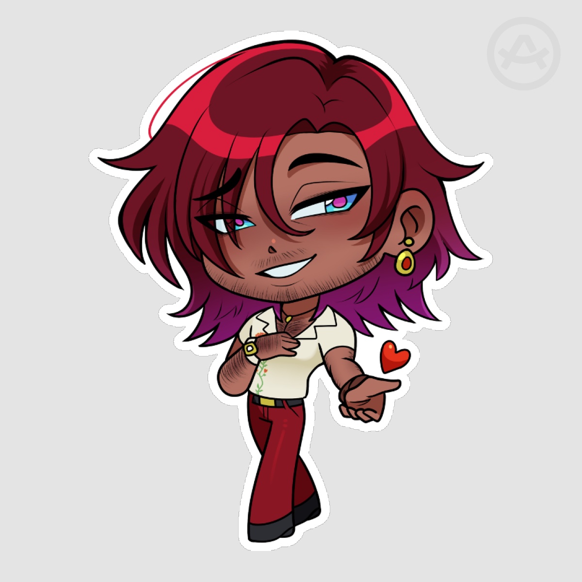 Ramon Under The Blood Moon Sticker