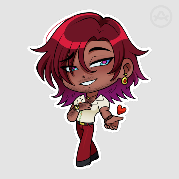 Ramon Under The Blood Moon Sticker