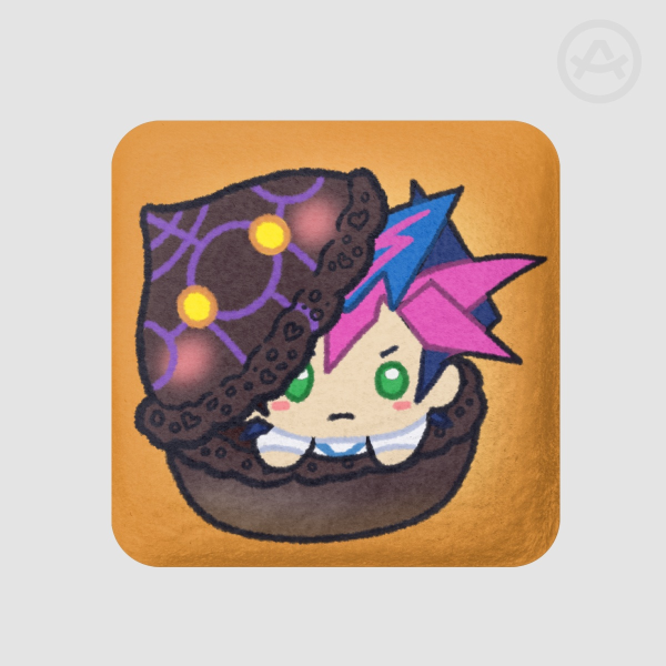 Macaron Plush Badge - Yusaku