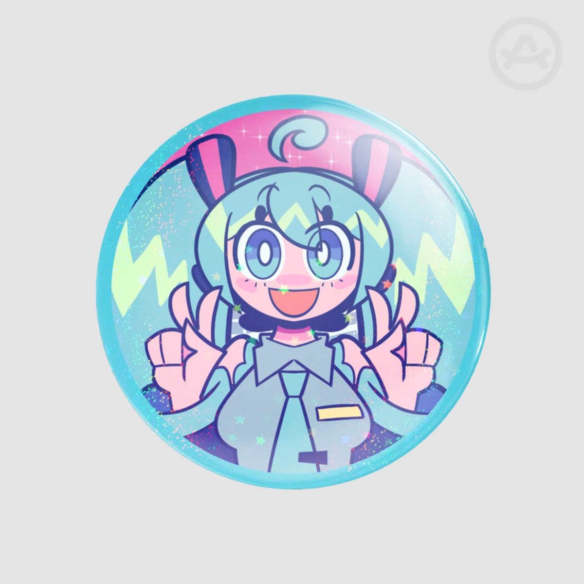 HATSUNE MIKU BUTTON PIN