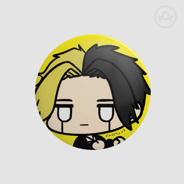 Rayne Ames Mashle Round Badges (Button Pins) Anime