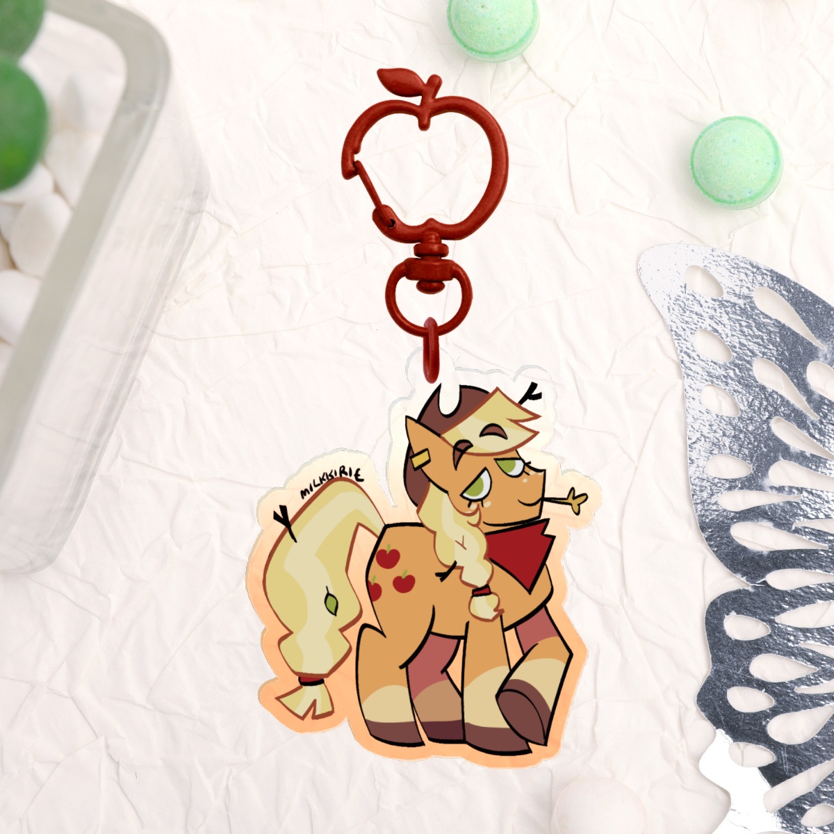 APPLEJACK ACRYLIC KEYCHAIN