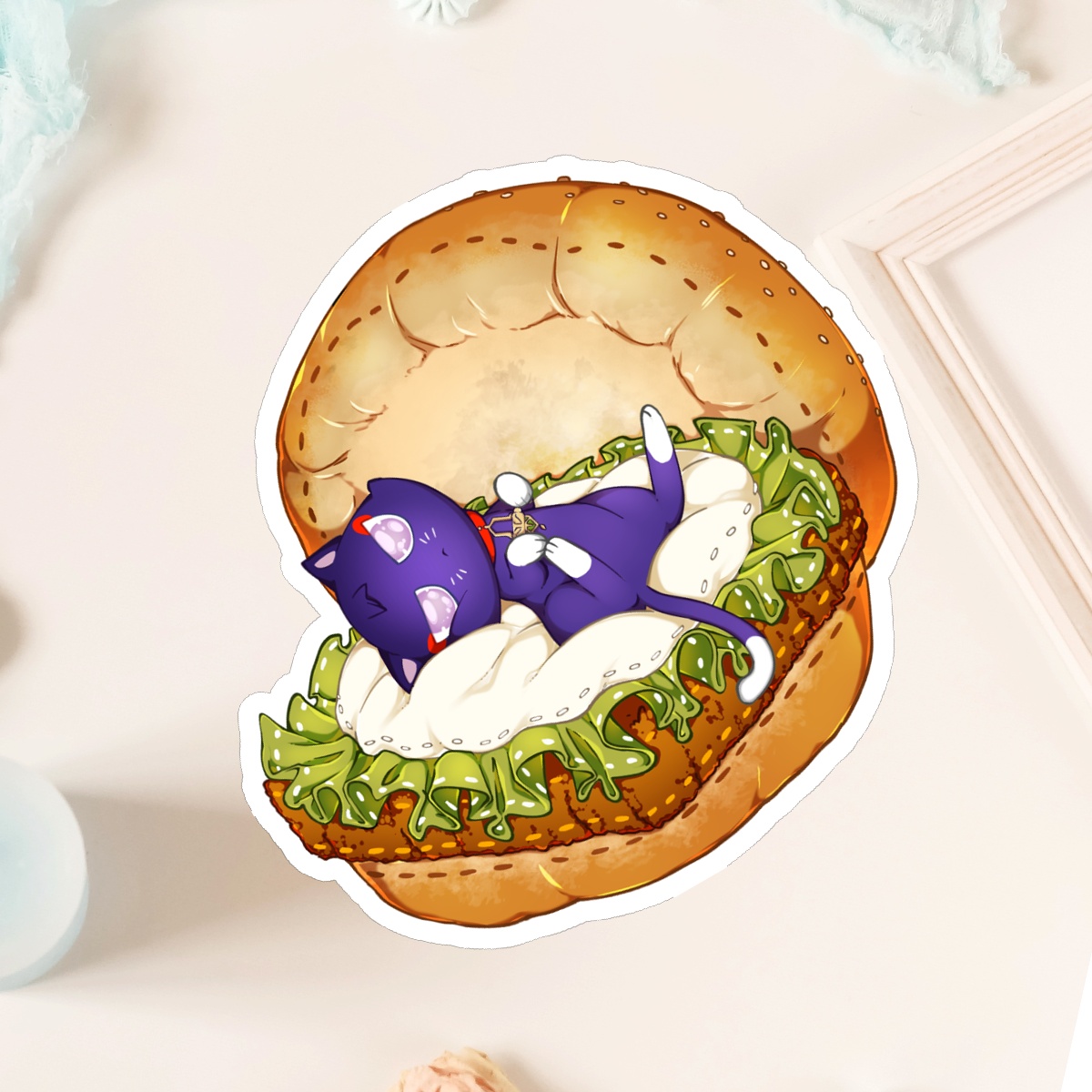 WanBurger - Die Cut Stickers
