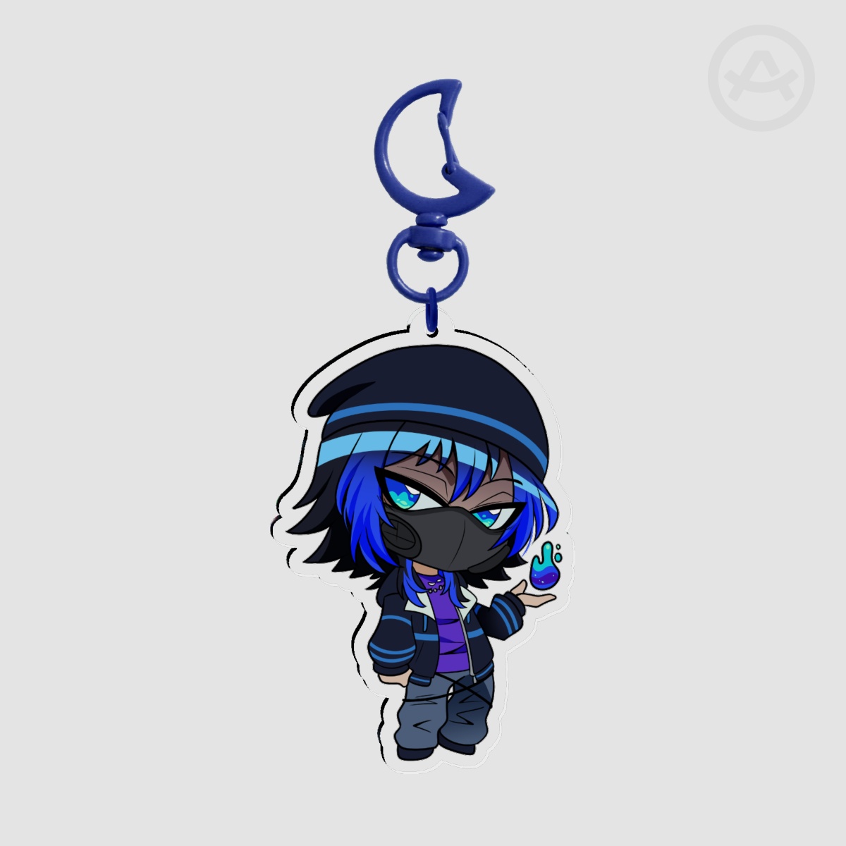 Tanya Under The Blood Moon Keychain