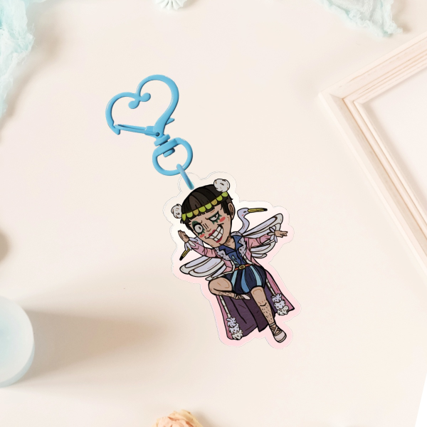 One Piece Bon Clay Acrylic Keychain