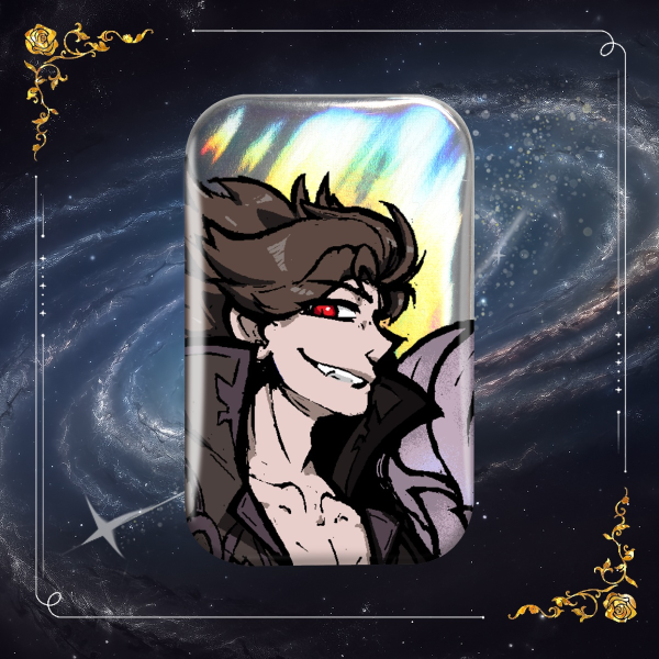 Belial Holographic Rectangular Badge (Full Opacity)