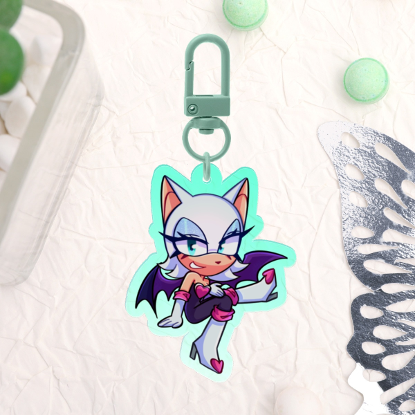 Sonic the Hedgehog: Rouge the Bat | Premium  Acrylic Keychain