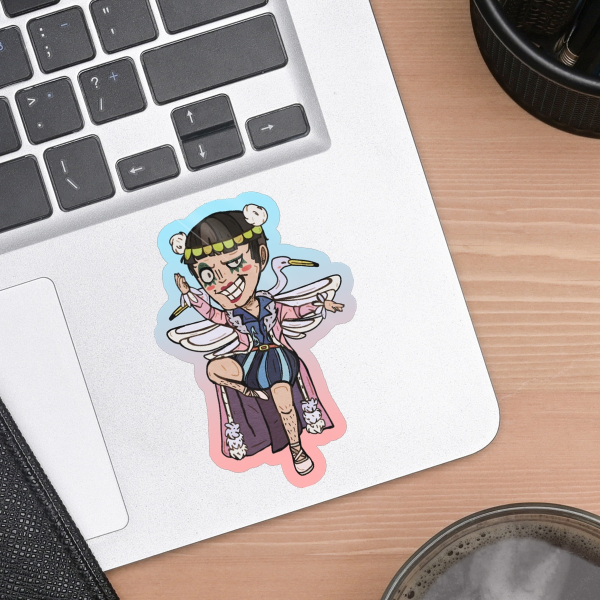 One Piece Bon Clay Colored Sticker