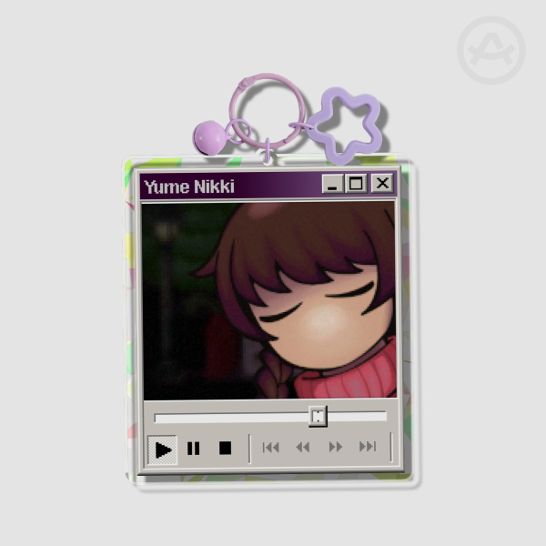 Yume Nikki Broken Glass Acrylic Keychain