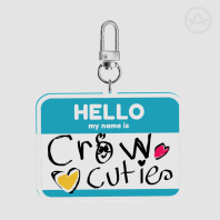 CrowCutie Name Tag Keychain
