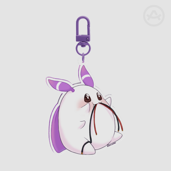 Momo eating cables Acrylic Keychain