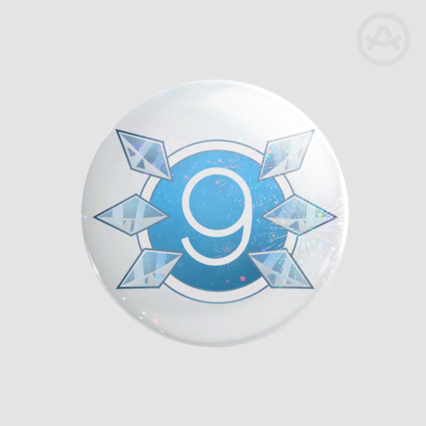 Touhou Cirno 9 badge