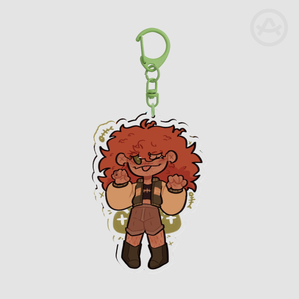 Hunter Clear Acrylic Keychain