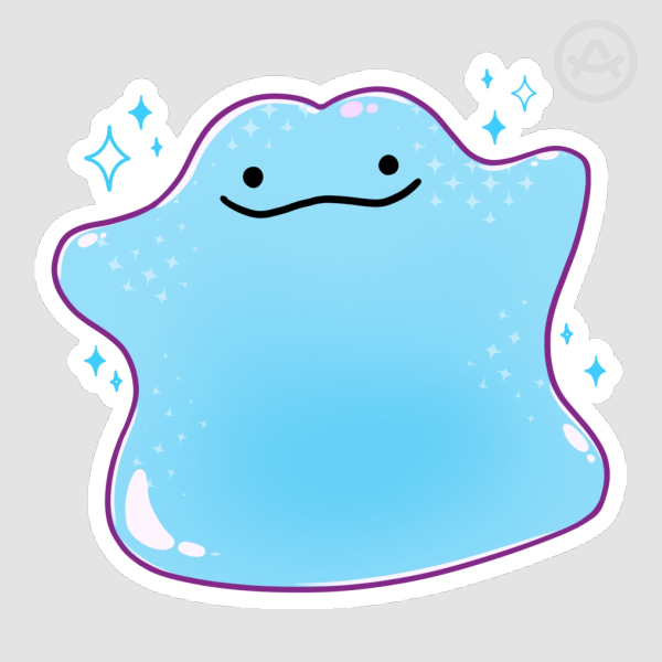 Shiny Ditto Die Cut Sticker