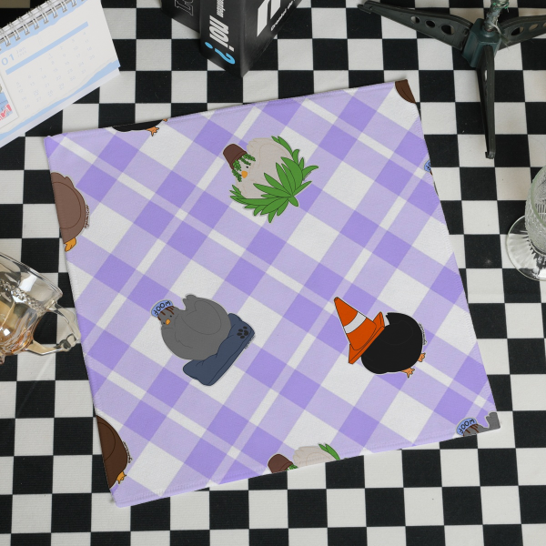 Chickens with Hats Square Towel