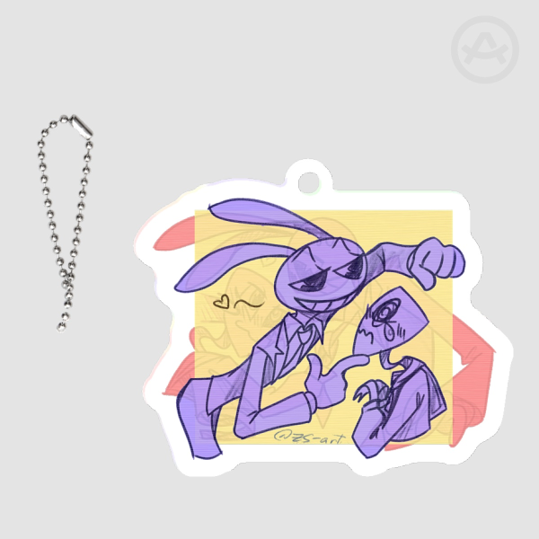 Ribbun Lenticular Acrylic Pendant