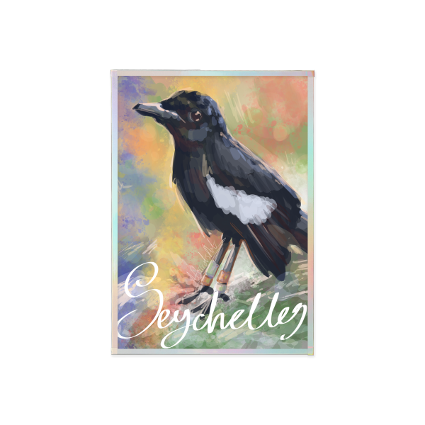 Animal Series - Seychelles Magpie-Robin