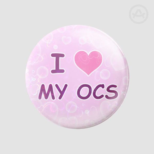 "I Love My OCs" Button