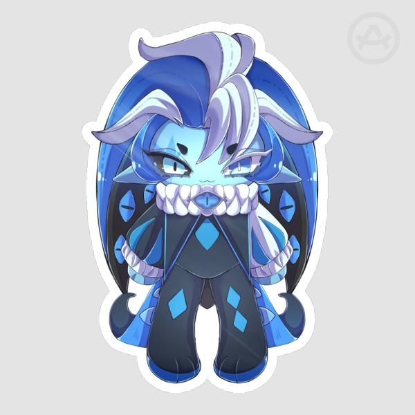 shadow milk cookie chibi sticker