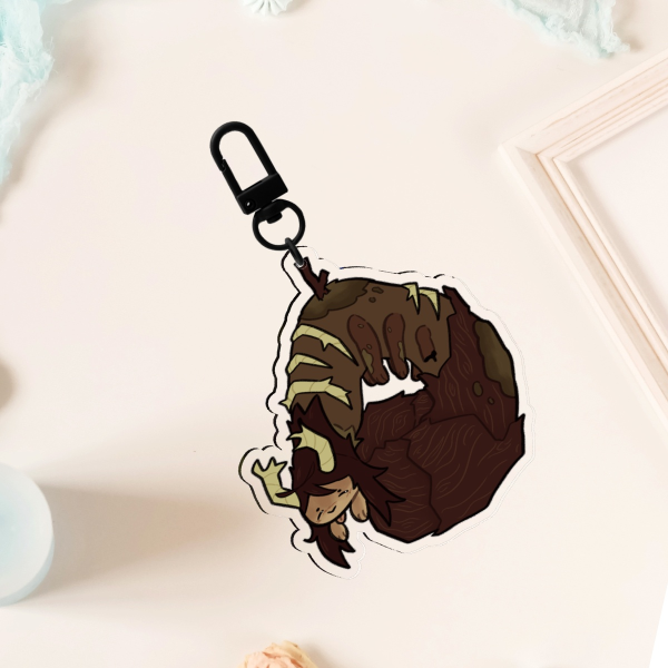 The Forest But Silly Clear Acrylic Keychain