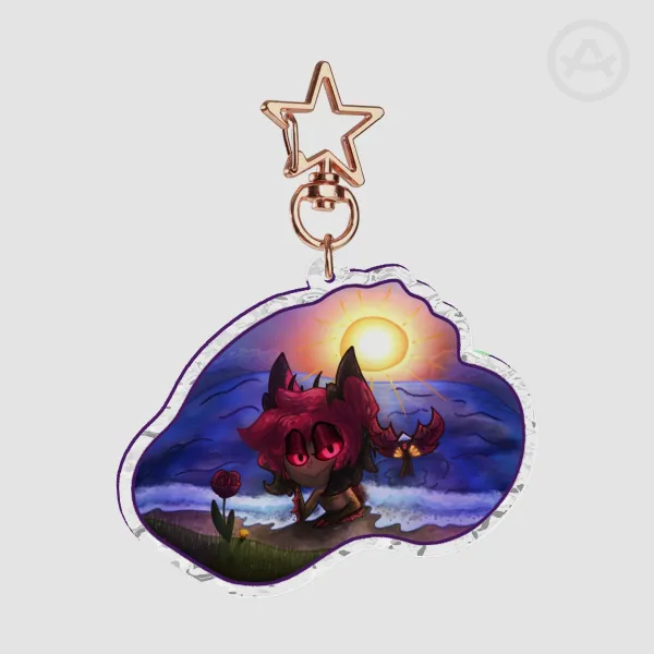 Mermaid Alastor Acrylic Keychain