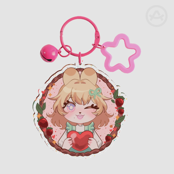Bunny Poppy - Keychain
